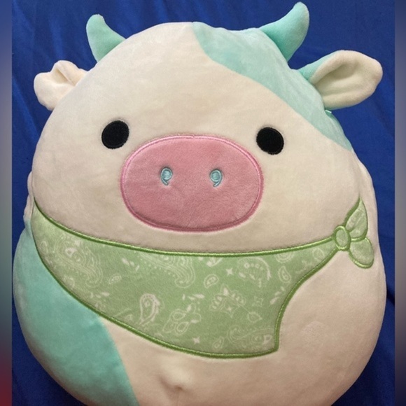 Squishmallow Easter Squad 12in Belana the Cow NWOT - Picture 1 of 3